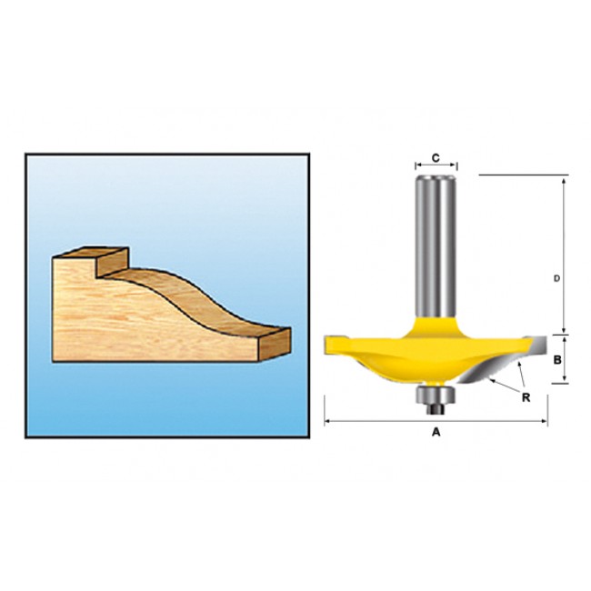 Constructiefrees met kogellager