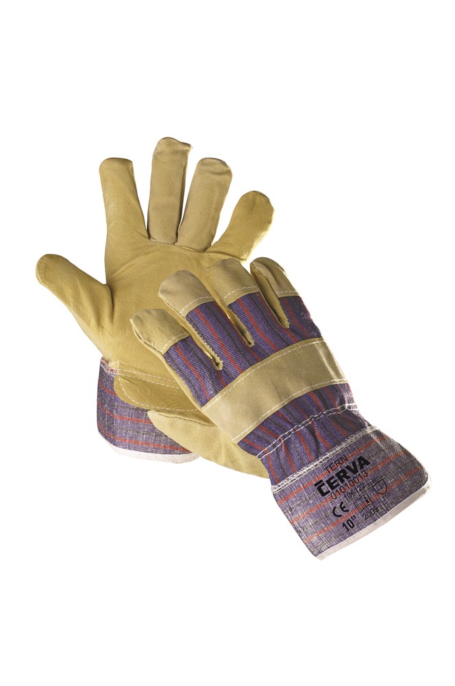 CERVA Handschoen rundsplitleer Tern maat 10 | Mtools