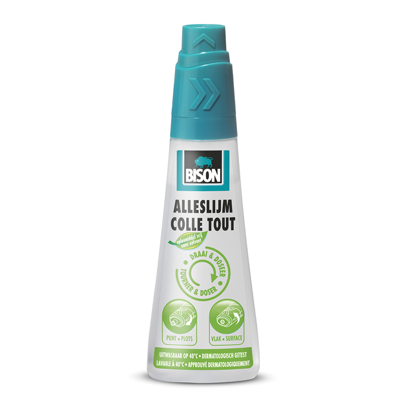 Bison Alleslijm Draai&doseer Oplosmiddelvrij 90ml | Mtools