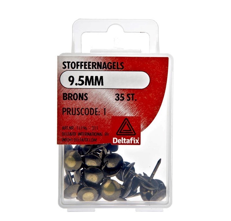 STOFFEERNAGELS BRONS 95MM 35 ST | Mtools