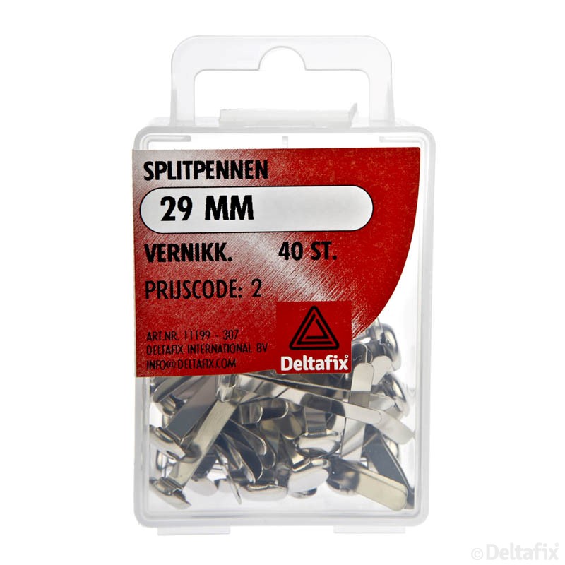 SPLITPENNEN VERNIKKELD 29 MM 40 ST | Mtools