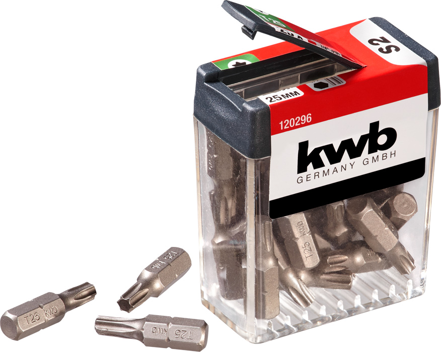 KWB schroefbits T25 x 25 Box | Mtools