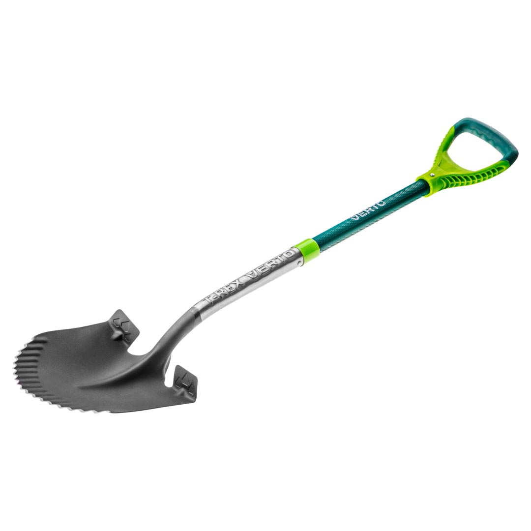 Steekschep - Spade VERTO T-REX verharde kartel. Metalen / glasvezel steel. Rond blad | Mtools