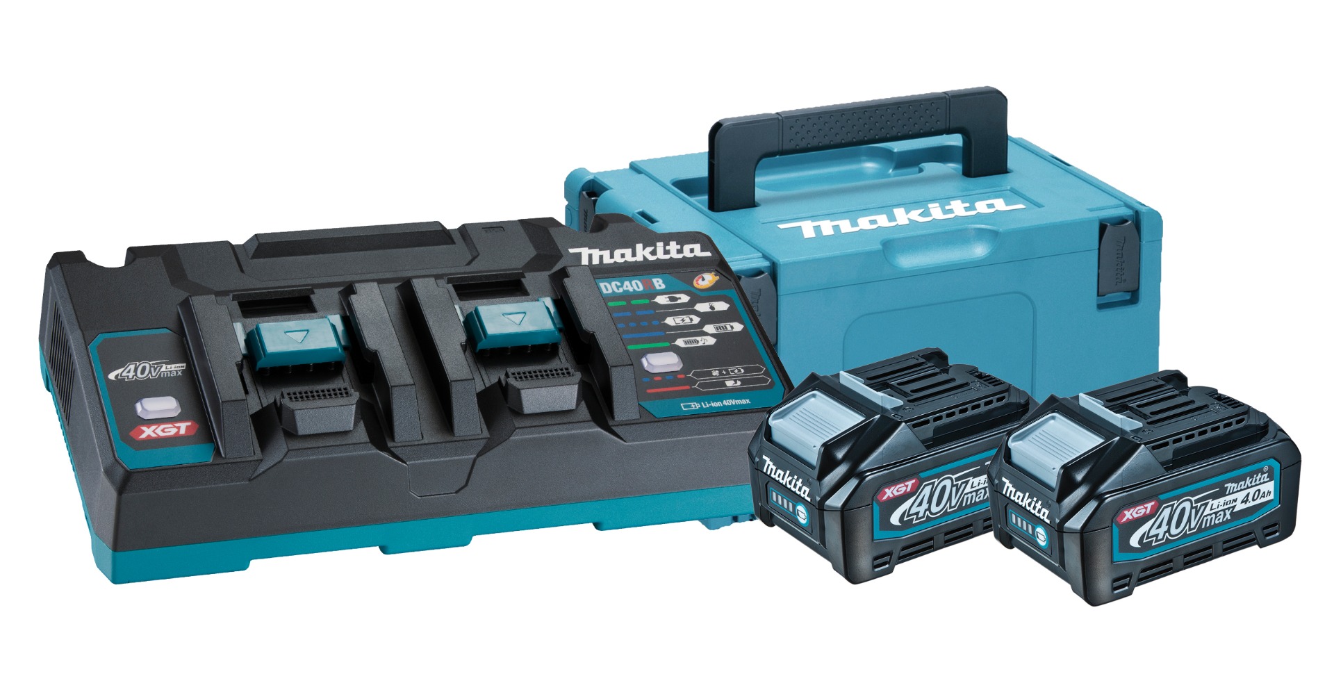 Makita 191U00-8 Startset XGT DC40RB/2xBL4040 | Mtools