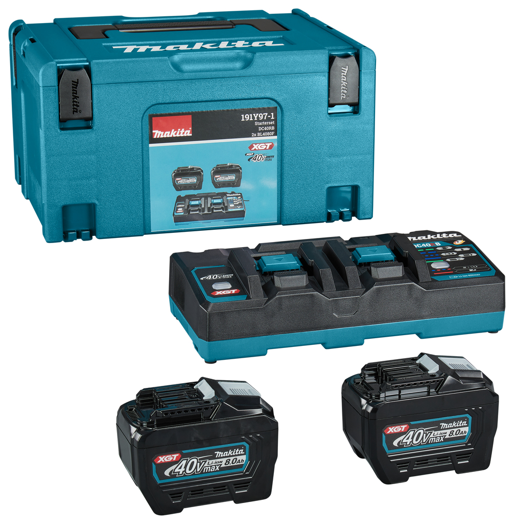 Makita 191Y97-1 Startset XGT DC40RB/2xBL4080F | Mtools