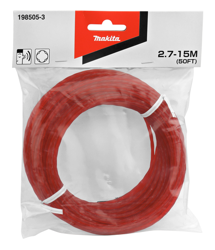 Makita 198505-3 Maaidraad 2,7mm x 15m &apos;Fluister&apos; | Mtools
