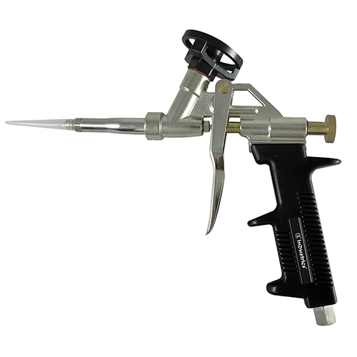 Pistool PU kort 60 mm nikkel  coating/NBS aansluiting