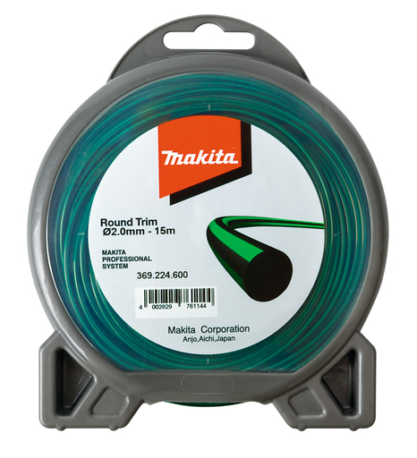 Makita 369224600 Maaidraad 2,0mm x 15m &apos;rond&apos; | Mtools
