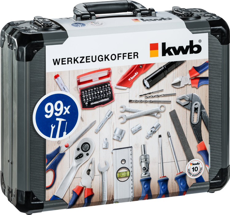 KWB gereedschapskoffer, 99-delig 370760 | Mtools
