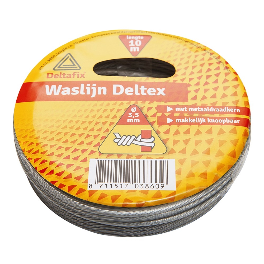 WASLIJN DELTEX TRANSP. 40 M 3.5MM | Mtools