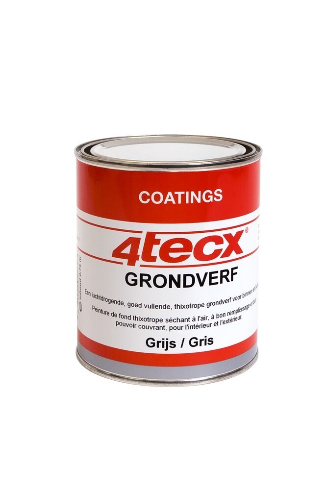 4tecx Grondverf grijs 5ltr | Mtools