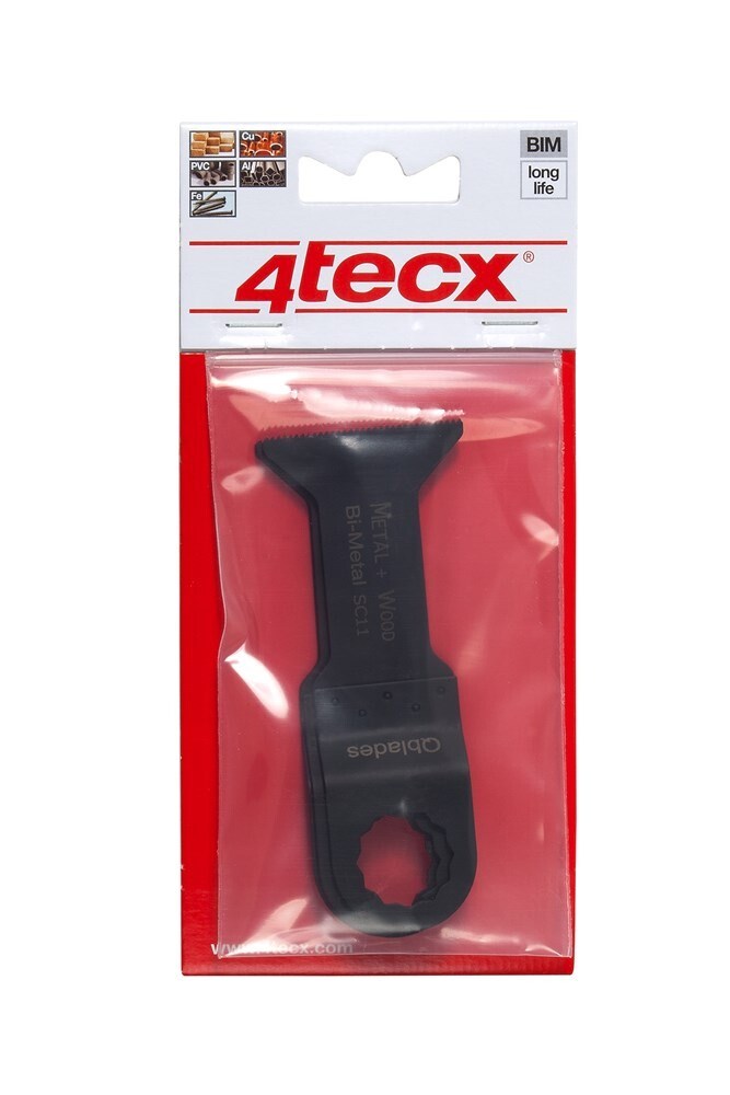 4tecx Multizaagblad supercut 11 bi-metaal 45 x 60 mm 100+15 stuks | Mtools