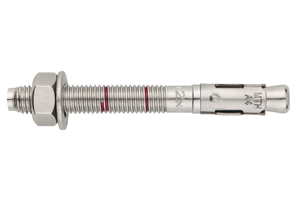 4tecx Doorsteekanker RVS A4 M12 x 90 Ø 12mm ETA-7 50 stuks | Mtools