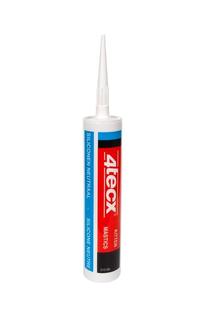 4tecx Siliconenkit neutraal transparant worst 600ml | Mtools