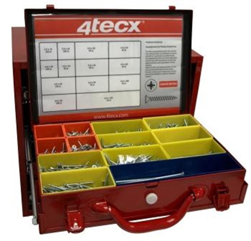 4tecx Assortiment tapbouten 500-delig DIN 933 verzinkt | Mtools