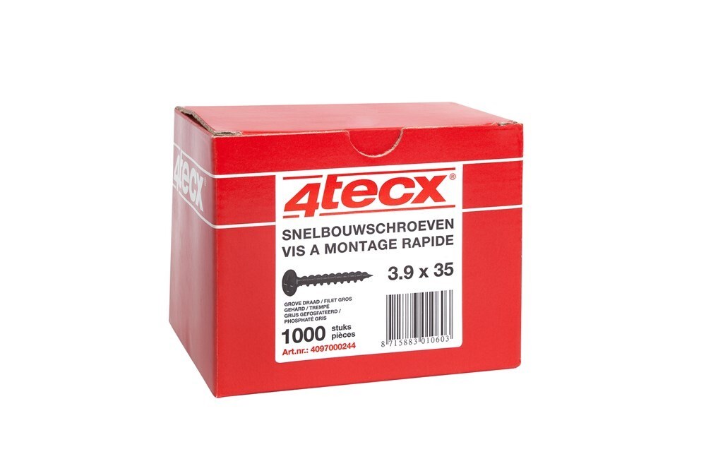 4tecx Snelbouwschr Grof 3,9X55 Ph 1000
