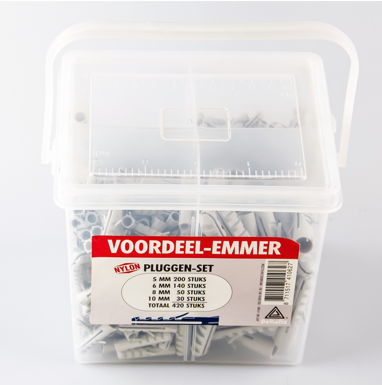EMMER PLUGGEN SET GRIJS 420 ST. | Mtools