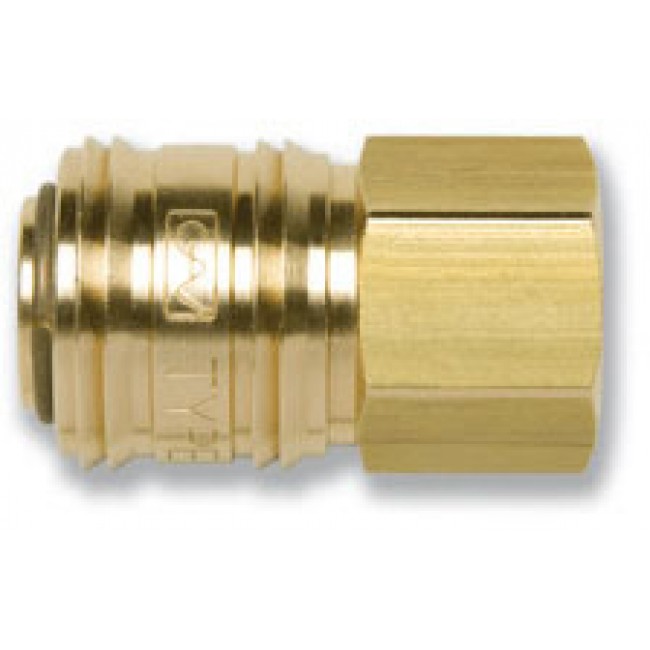 Messing snelkoppeling / persluchtkoppeling 3/8" binnendraad, Duitse (euro) passing | Mtools