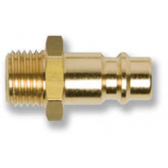 Messing insteekpilaar / pilaar 1/8" buitendraad, Duitse ( Euro ) passing | Mtools