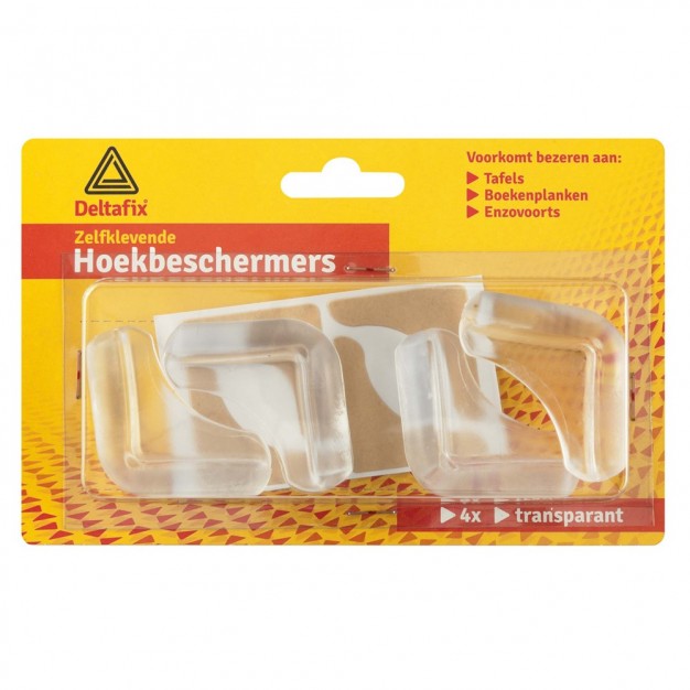 HOEKBESCHERMERS TRANSPARANT 4 ST. | Mtools