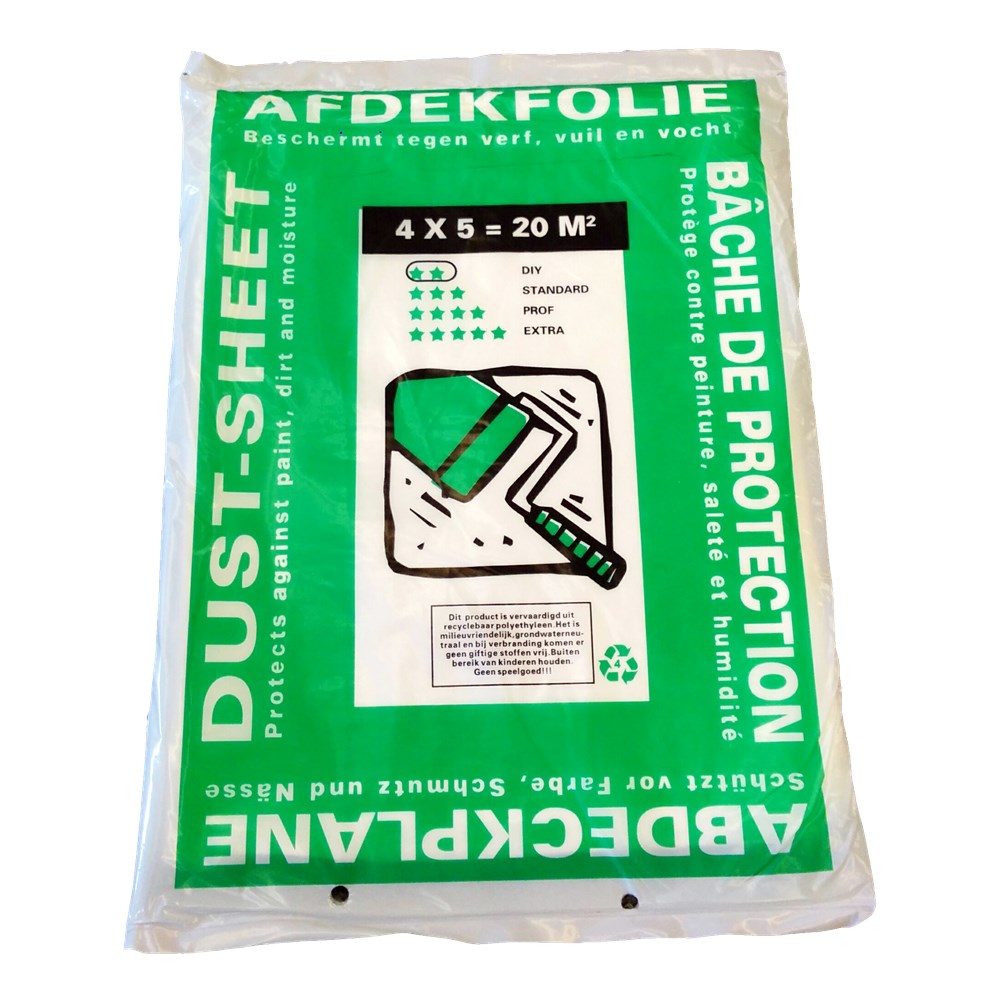 Foliezak 4x5m 7mu 20st | Mtools
