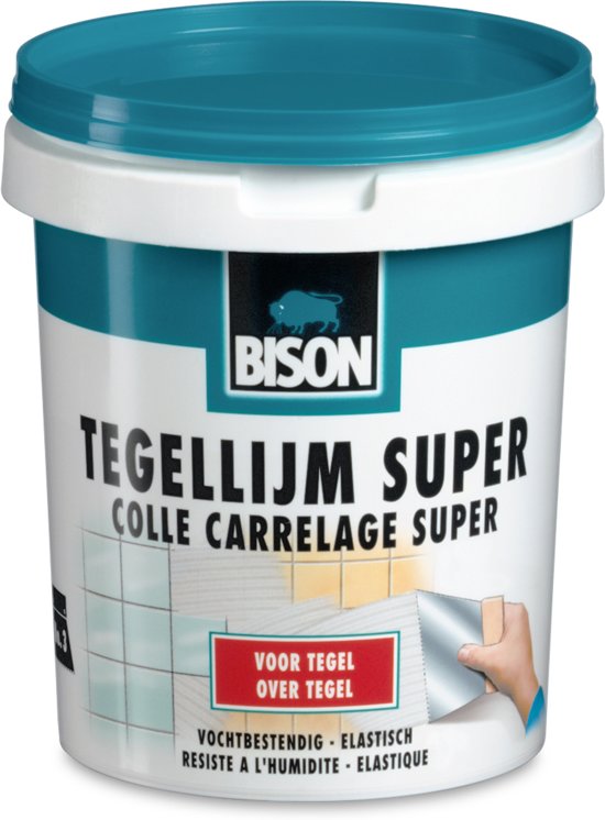 Bison Tegellijm Super 1kg Pot | Mtools