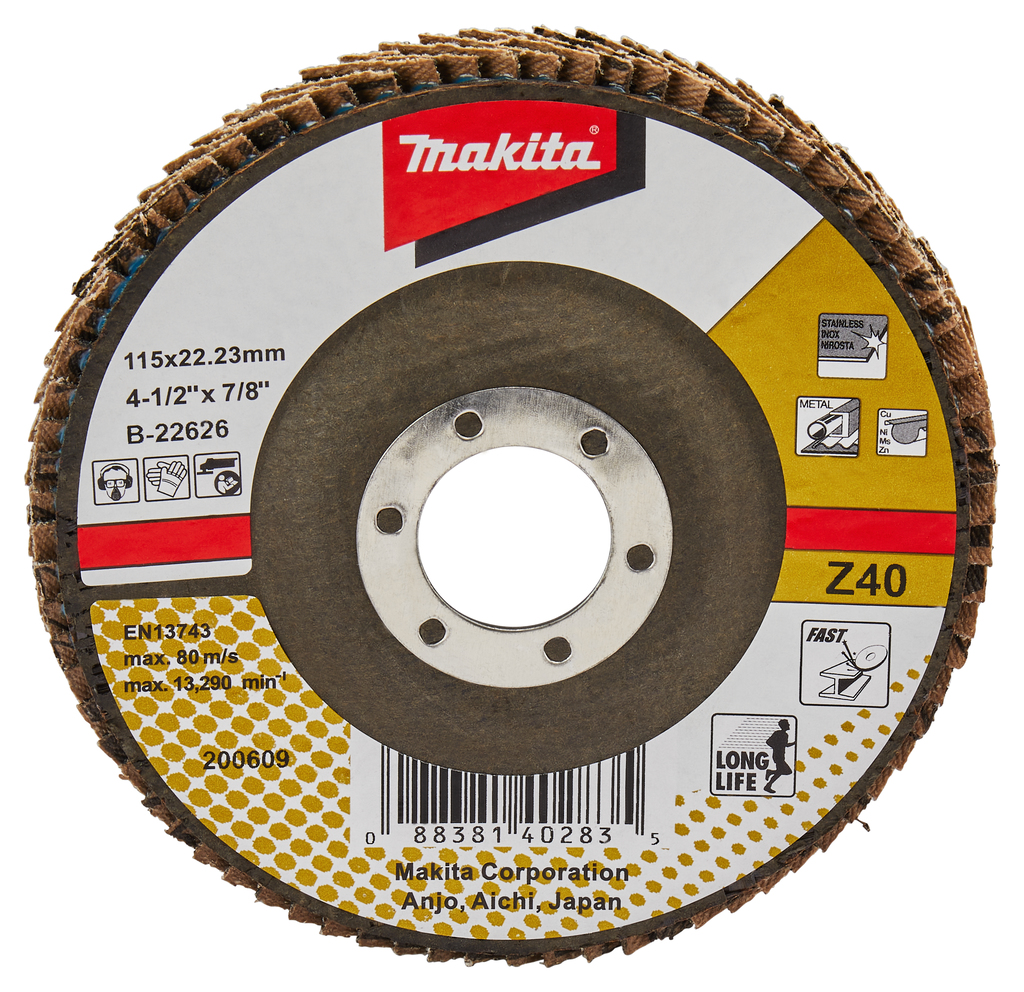Makita B-22626 Lamellenschijf 115mm Z40 | Mtools