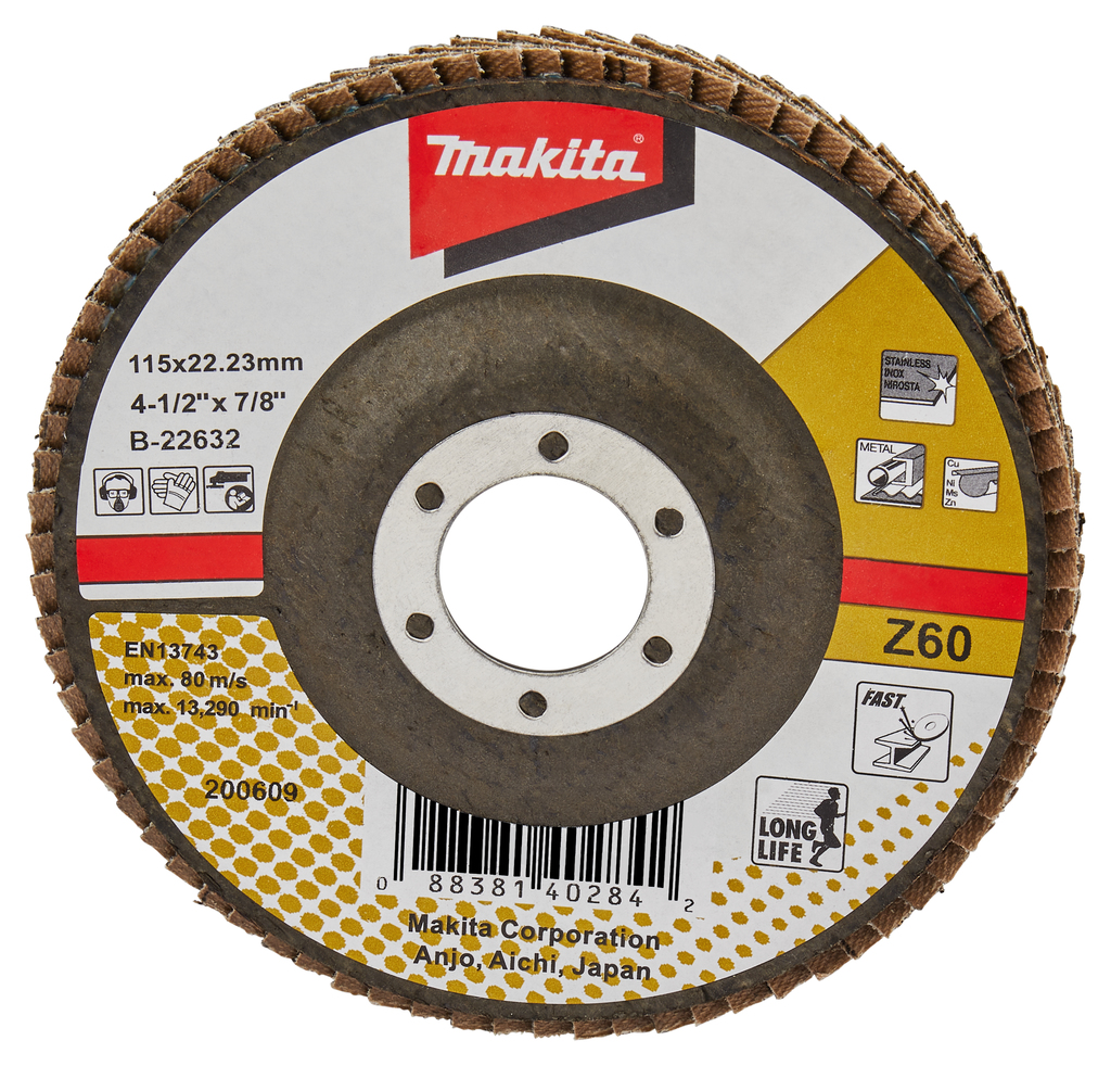 Makita B-22632 Lamellenschijf 115mm Z60 | Mtools
