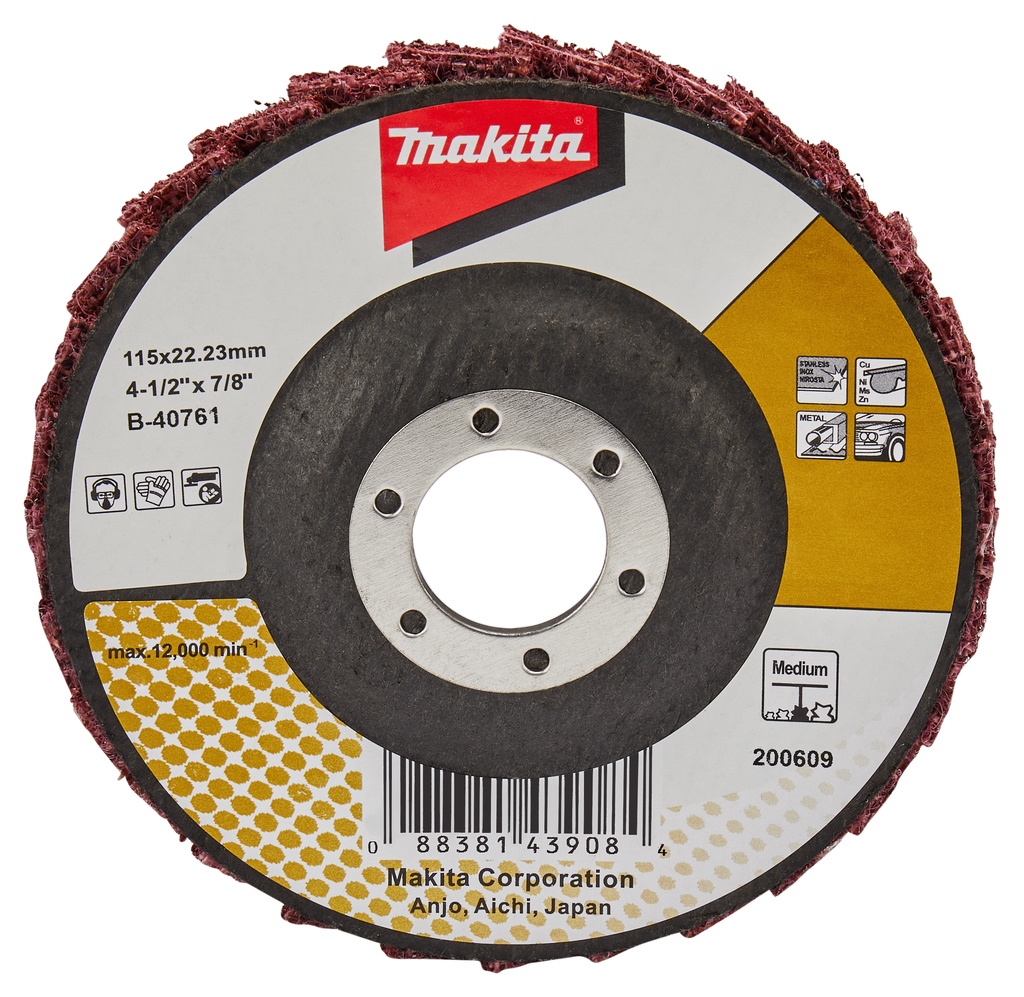 Makita B-40761 Lamellen conditioneringschijf 115 mm medium | Mtools
