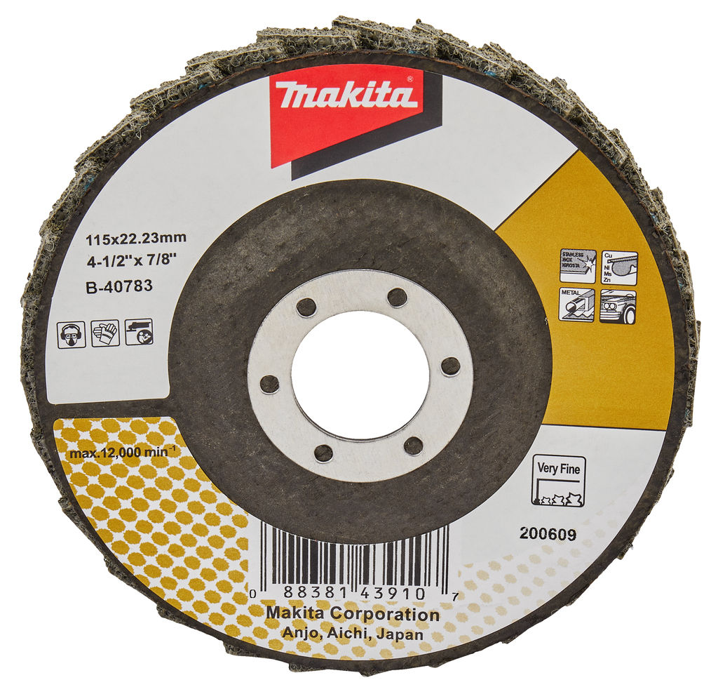 Makita B-40783 Lamellen conditioneringschijf 115 mm extra fijn | Mtools