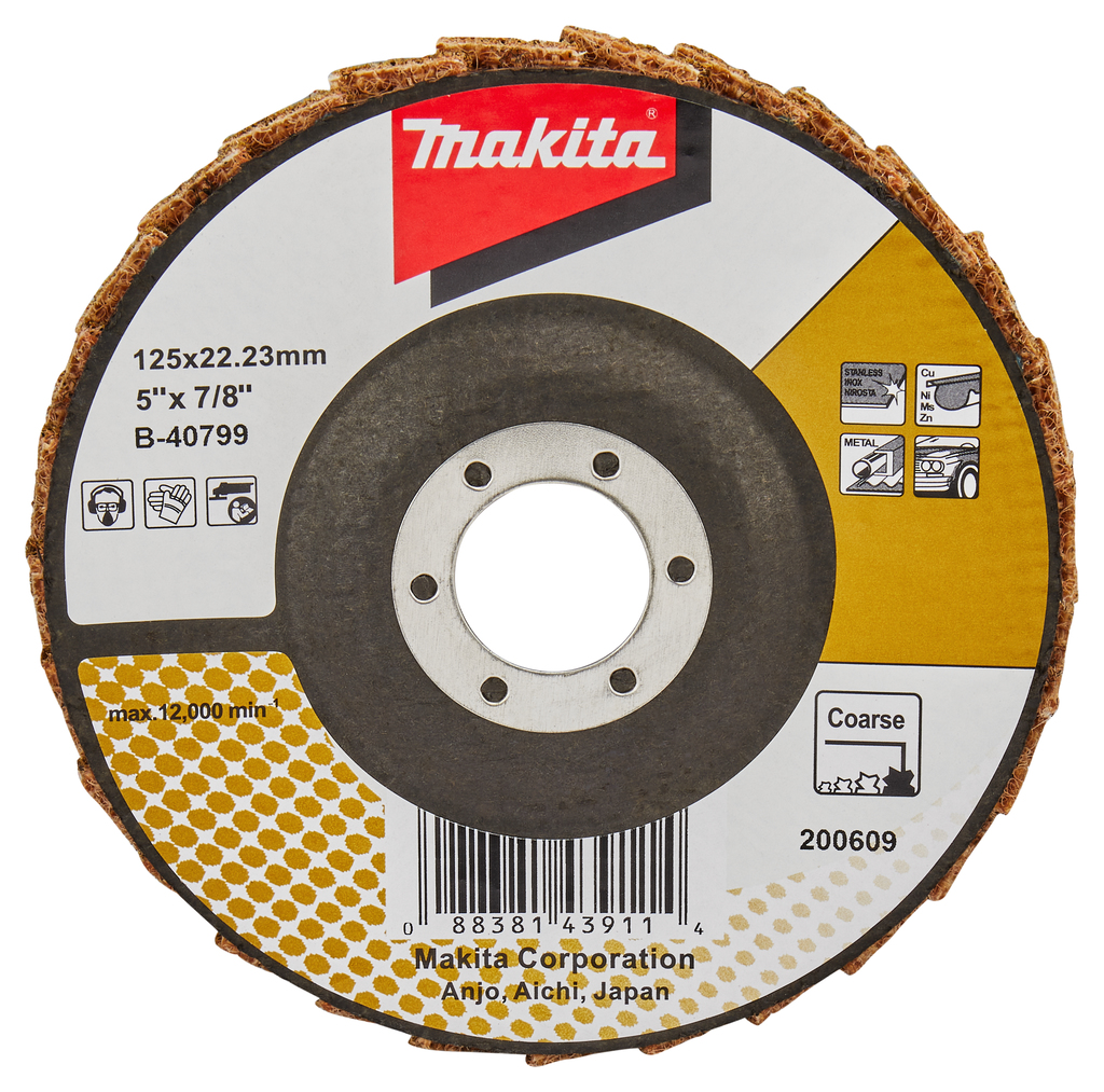 Makita B-40799 Lamellen conditioneringschijf 125 mm grof | Mtools