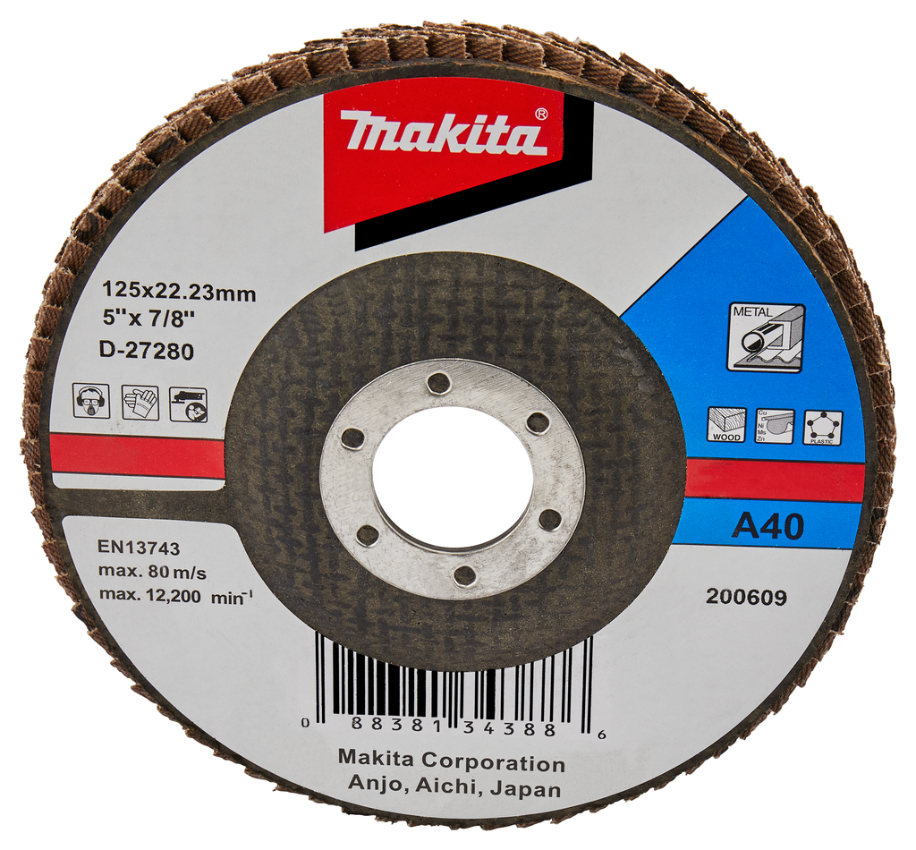 Makita D-27280 Lamellenschijf 125mm A40 | Mtools