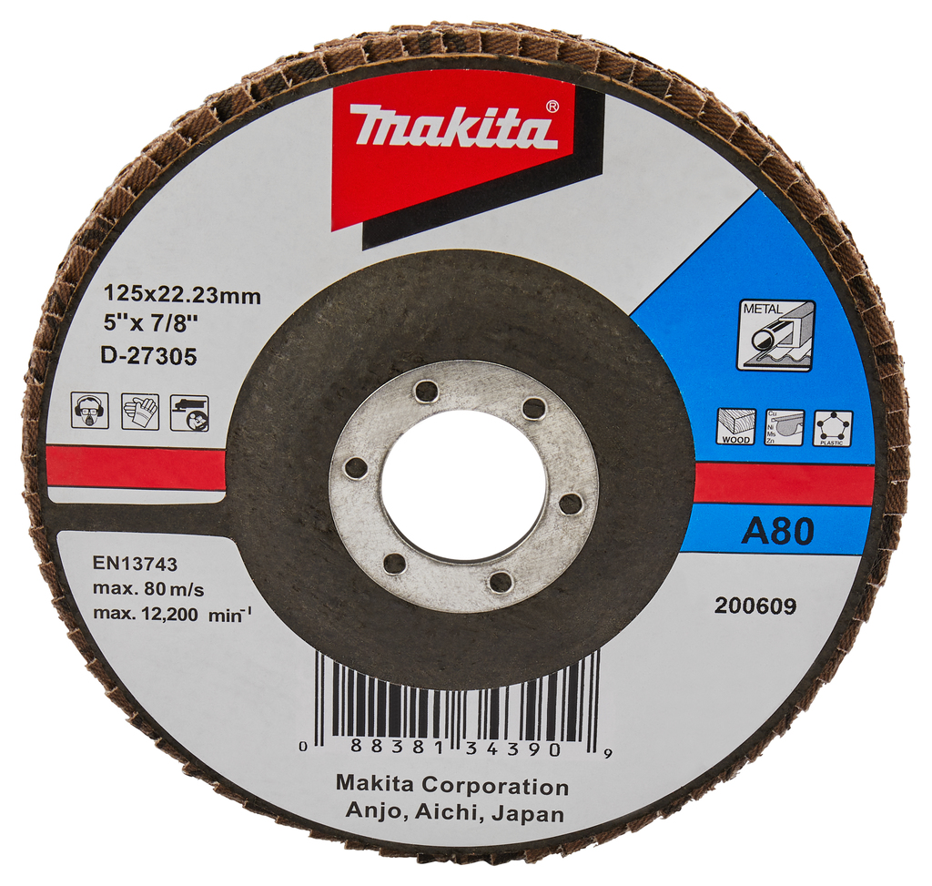 Makita D-27305 Lamellenschijf 125mm A80 | Mtools