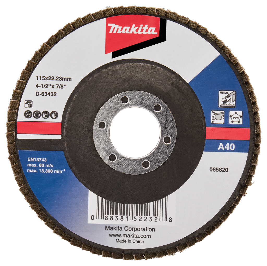 Makita D-63432-10 Lamellenschijf 115mm A40 | Mtools