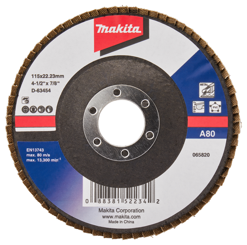Makita D-63454-10 Lamellenschijf 115mm A80 | Mtools