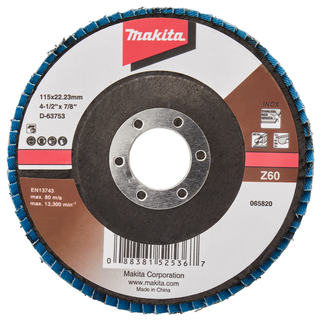 Makita D-63753-10 Lamellenschijf 115mm Z60 | Mtools