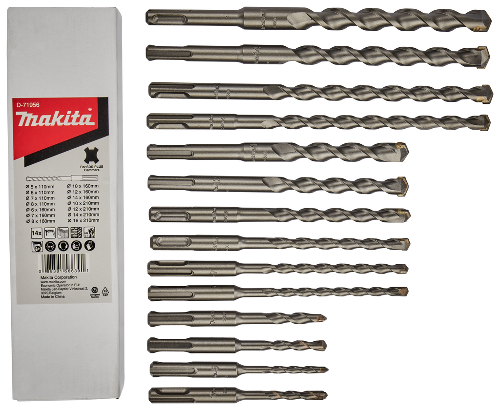 Makita D-71956 PBS: borenset 14-delig | Mtools