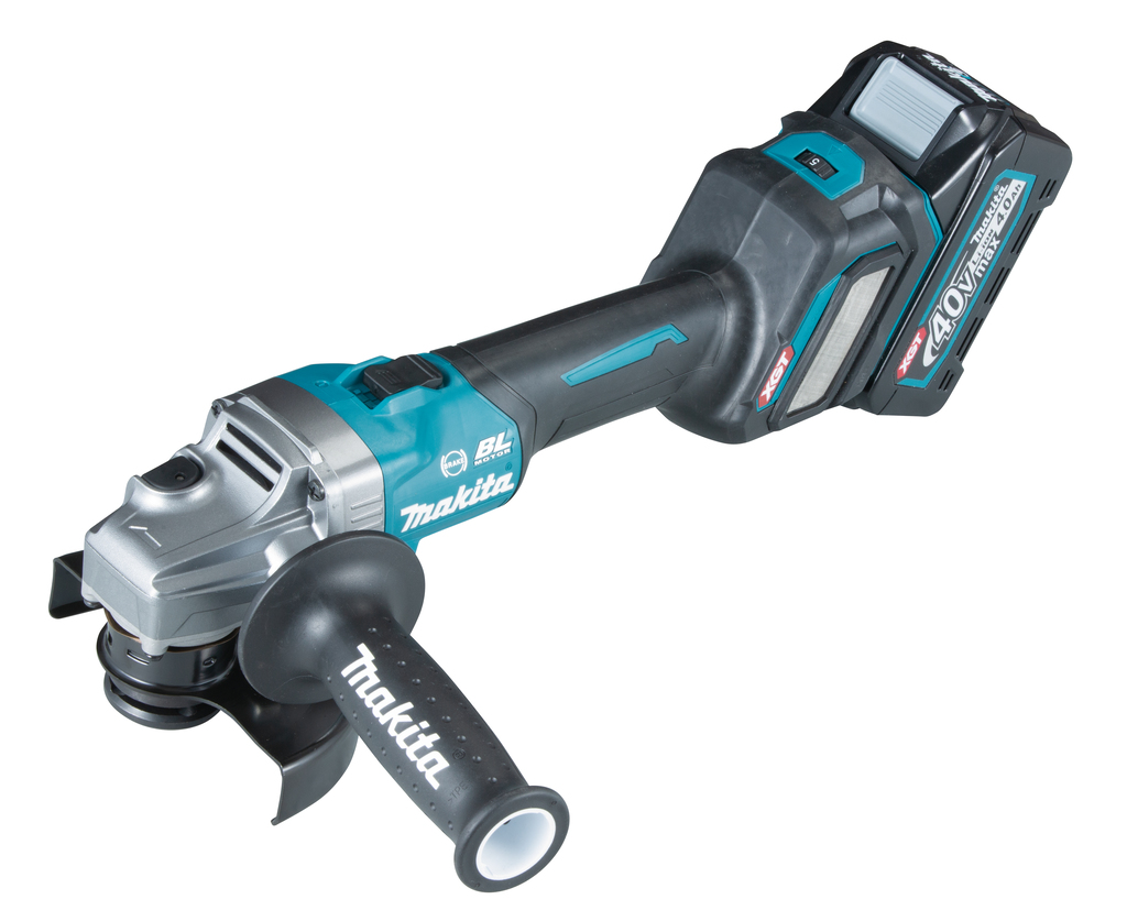 Makita GA023GM201 40 V Max Haakse slijper 125 mm | Mtools met grote korting