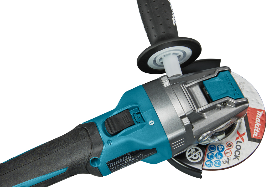 Makita GA041GM201 40 V Max Haakse slijper 125 mm X-LOCK | Mtools met grote korting