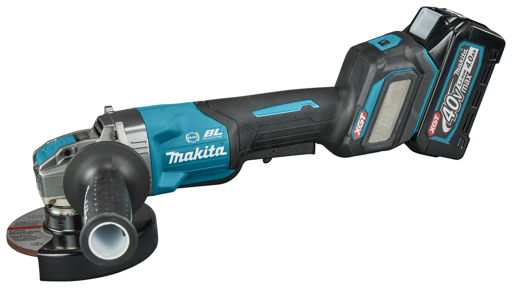 Makita GA044GM201 40 V Max Haakse slijper 125 mm X-LOCK | Mtools met grote korting