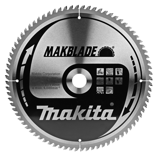 Makita B-09086 Zaagb hout 305x30x2,3 80T 5g | Mtools