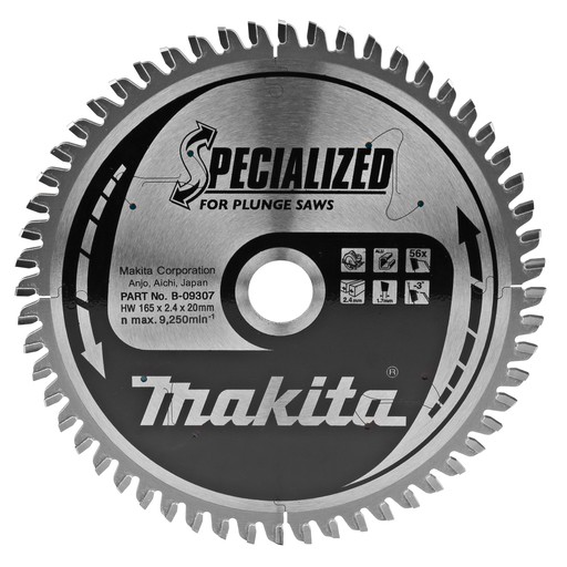 Makita B-09307 Invalzaagblad Aluminium | Mtools