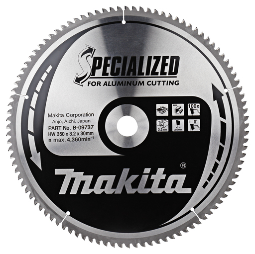 Makita B-09737 Tafelzaagblad aluminium | Mtools