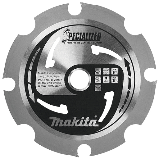 Makita B-22997 Cirkelzaagblad Vezelcementplaat | Mtools