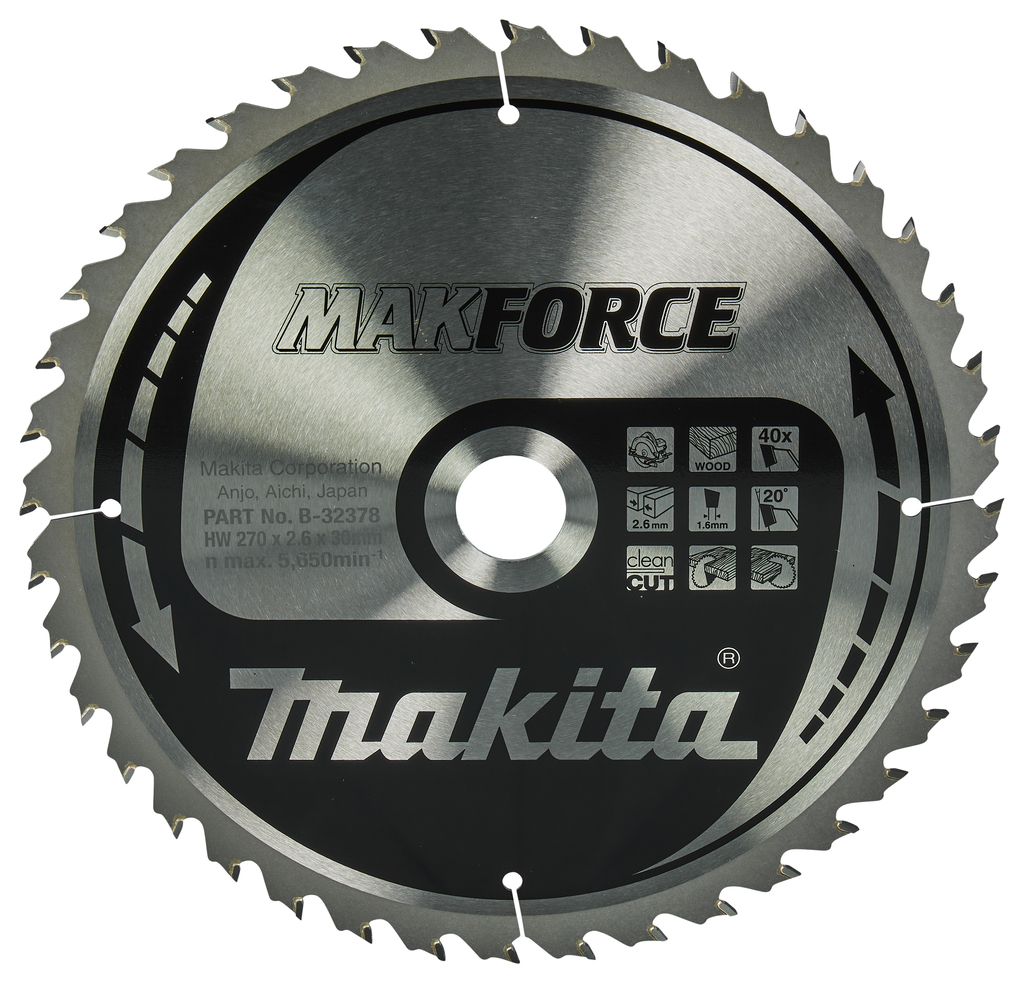 Makita B-32378 Cirkelzaagblad Hout | Mtools
