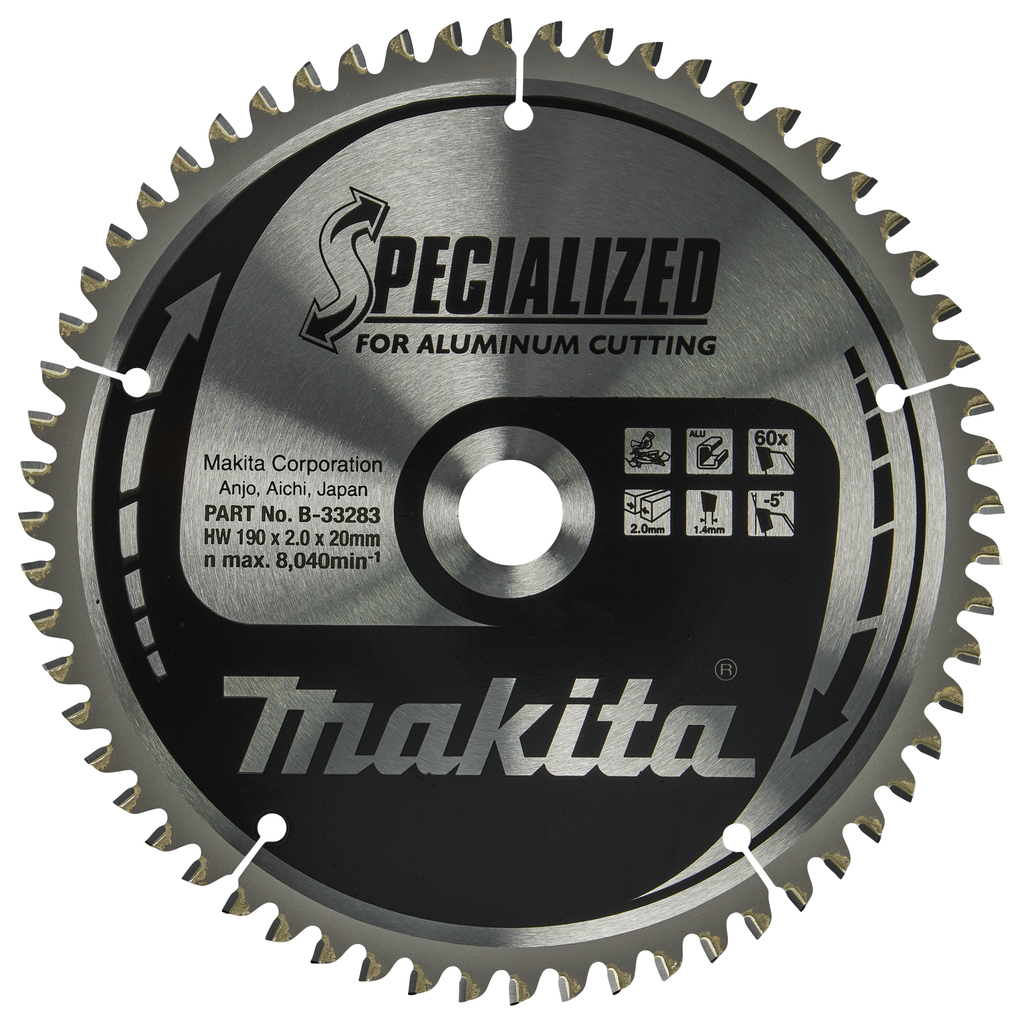 Makita B-33283 Afkortzaagblad Aluminium | Mtools
