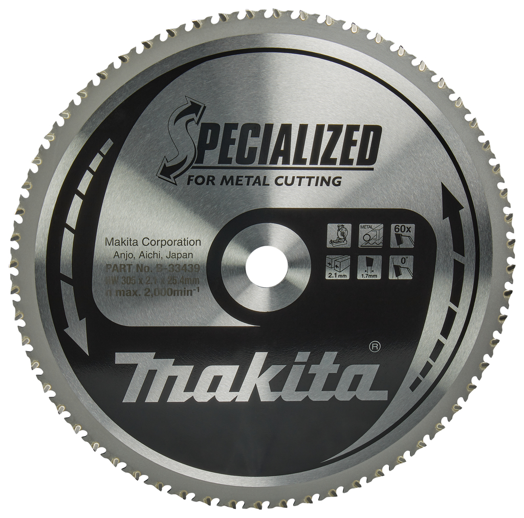 Makita B-33439 Afkortzaagblad Staal | Mtools