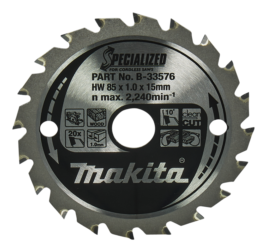 Makita B-33576 Cirkelzaagblad Hout | Mtools