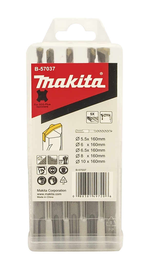 Makita B-57037 Betonborenset 5-delig | Mtools