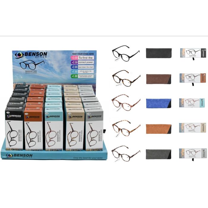 013551 Leesbril manhattan display | Mtools
